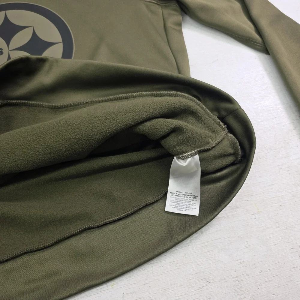 Nike Hoodie Green Pittsburgh Steelers Military Salute To Service Youth Boys Sz L